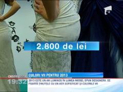 Culorile vii si formele extravagante, pentru sezonul primavara-vara 2013