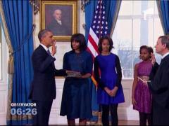 Barack Obama  a depus juramantul pentru cel de-al doilea mandat de presedinte al SUA