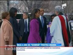 Barack Obama a jurat credinta Constitutiei si Statelor Unite ale Americii in ovatiile unui milion de persoane