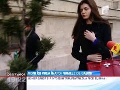 Moni isi vrea inapoi numele de Gabor