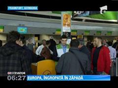 Traficul aerian din Europa, paralizat din cauza ninsorilor abundente