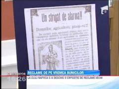 O expozitie de reclame vechi a fost deschisa la Cluj-Napoca