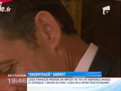 Nicolas Sarkozy vrea sa plece din Franta
