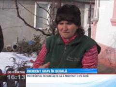 Eleva de 13 batuta de profesorul de matematica