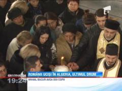 Romanii ucisi in Algeria, ultimul drum