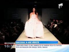 O tanara de 16 ani a fost aleasa sa-si prezinte hainele la Saptamana Modei de la New York