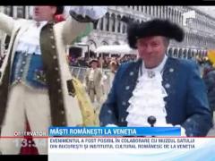 Masti romanesti la Carnavalul de la Venetia