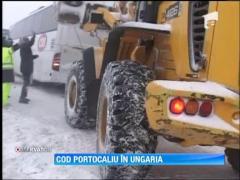 Cod portocaliu de ninsoare si viscol in Ungaria