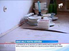 Din cauza birocratiei o batrana din Bucuresti traieste intr-o saracie doar din mila vecinilor