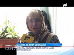 Hotii din Resita contoarele de apa de la usile apartamentelor