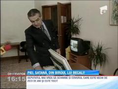 Gigi Becali vrea sa-si redecoreze biroul din Parlament