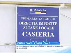 Taxele locale cresc cu 16% in multe orase, dar si in Capitala