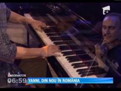 Yanni, celebrul compozitor si interpret grec, revine in Romania