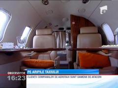 Companiile de aerotaxi castiga in doua zile cat toate masinile galbene din Bucuresti intr-o luna