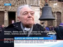 Catedrala Notre Dame din Paris implineste 850 de ani si a primit, in dar, 8 clopote noi