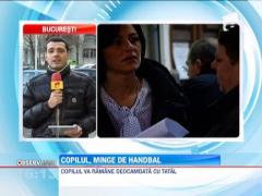 Alina Dobrin, handbalista acuzata de sotul ei de lesbianism, a pierdut custodia copilului