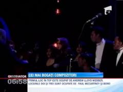 Topul celor mai bogati compozitori din lume