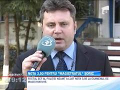 Celebrul sef al Politiei Neamt, Aurelian Soric, a luat nota 3,50 la examenul de magistratura