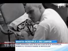 Unul dintre cei mai cunoscuti motocilisti ai Romaniei, Sabin Zabarcencu, si-a pierdut viata strivit de propia masina