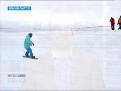 Campionatul national de freestyle pentru schiori a avut loc pe partia de la Platinis