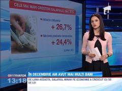 Salariu minim pe economie a crescut cu 50 de lei, din ianuarie 2013