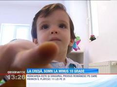 Ingrijiti exact ca in Danemarca! Copiii de la o cresa din Capitala vor dormi zilnic afara, iarna!