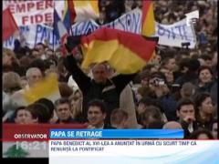 UPDATE / Papa Benedict al XVI-lea demisioneaza