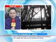 Mineri trimis fortat in concediu de odihna