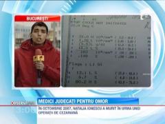 Medici judecati pentru omor