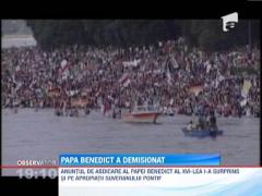 Papa Benedict al XVI-lea si-a dat demisia din cauza problemelor de sanatate
