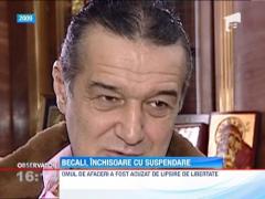 Gigi Becali, condamnat la 3 ani de inchisoare cu suspendare
