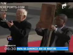 Papa Benedict al 16-lea va canoniza 800 de crestini martiri, morti in invazia otomana de la Otranto din 1480