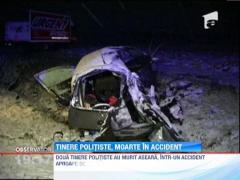 UPDATE / Doua politiste din cadrul IPJ Bacau si-au pierdut viata intr-un grav accident rutier