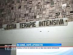 In coma, dupa liposuctie