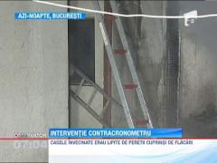 Bucuresti: O casa in care se adaposteau mai multi oameni ai strazii s-a facut scrum