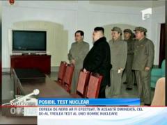 Coreea de Nord ar fi efectuat cel de-al treilea test al unei bombe nucleare