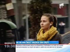 Aparatele portabile la care ascultam muzica vor avea volumul mai mic