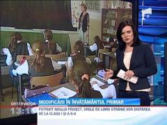 Modificari in invatamantul primar