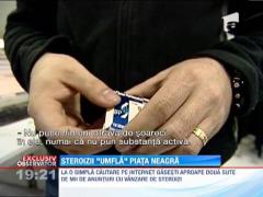 Romanii isi umfla muschii cu steroizi de pe internet