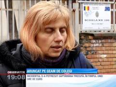 Elev aruncat pe geam de patru colegi