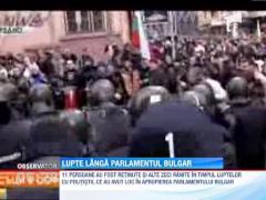 Proteste violente in jurul Parlamentului din Bulgaria