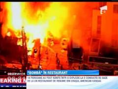 Restaurant distrus de explozie