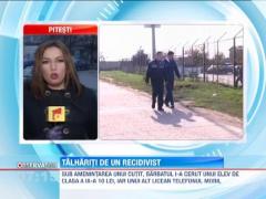 Elevi amenintati cu un cutit si talhariti de un recidivist