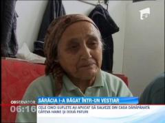 Vestiarul unei sali de sport, casa pentru cinci suflete chinuite de saracie