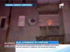 Bloc cutremurat de o explozie