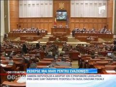 Pedepse mai mari pentru evazionisti