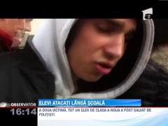 UPDATE! Doi elevi au fost atacati langa scoala din dambovita