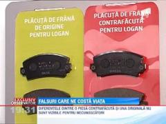 Falsuri care ne costa viata! Targurile auto, pline de comercianti care vand piese contrafacute!