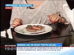 Carnea de cal a ajuns in restaurante si fast-food-uri!
