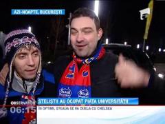 Stelistii au ocupat Piata Universitatii